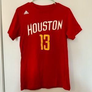 Adidas NBA Huston 13 Harden red t shirt